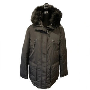 Derek Lam 10 Crosby Quilted Down Parka Coat Large